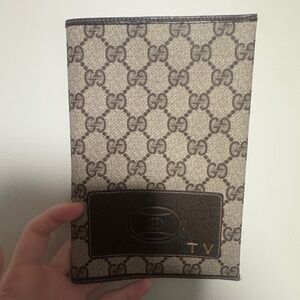 Gucci Beige and Brown Monogram Cover